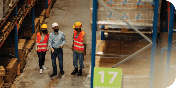 Inspecting packing warehouse